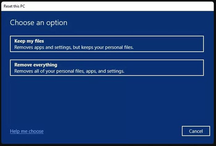 How to Reset Windows 11